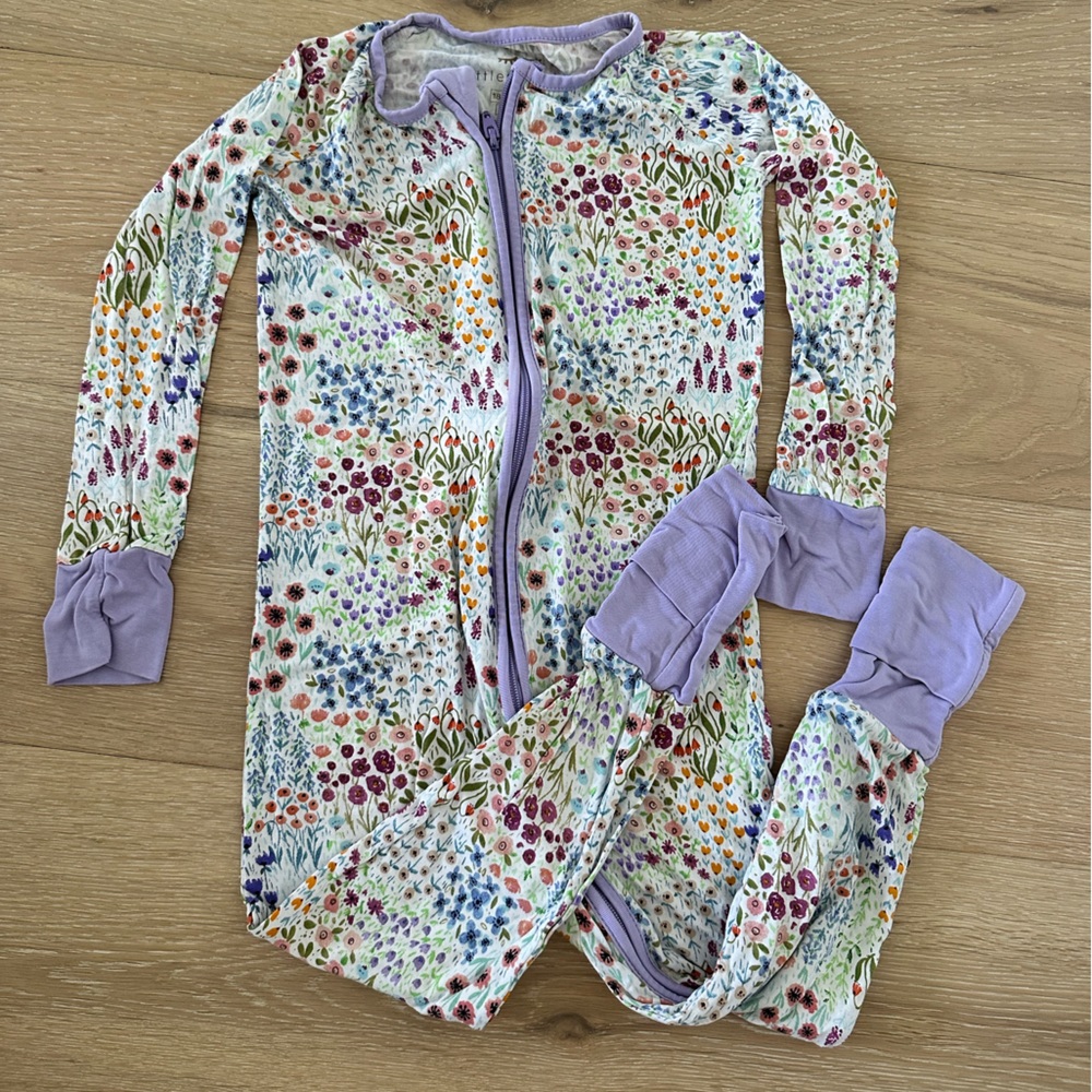 Little Sleepies Zippy, 18-24m, Flowers
